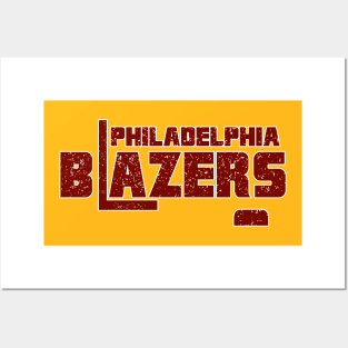 Retro Philadelphia Blazers Hockey T-Shirt Posters and Art